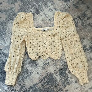 Zara crop top size Medium